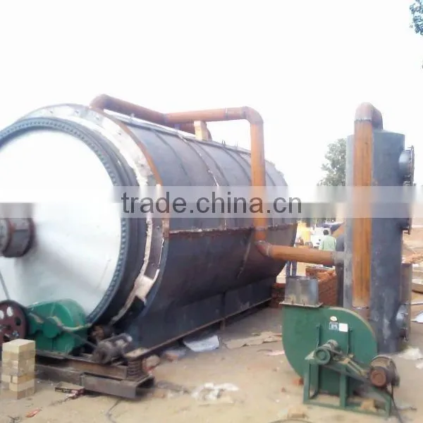 Environment Friendly 10tons Continuous Plastic Recycling Pyrolysis Plant photo-4