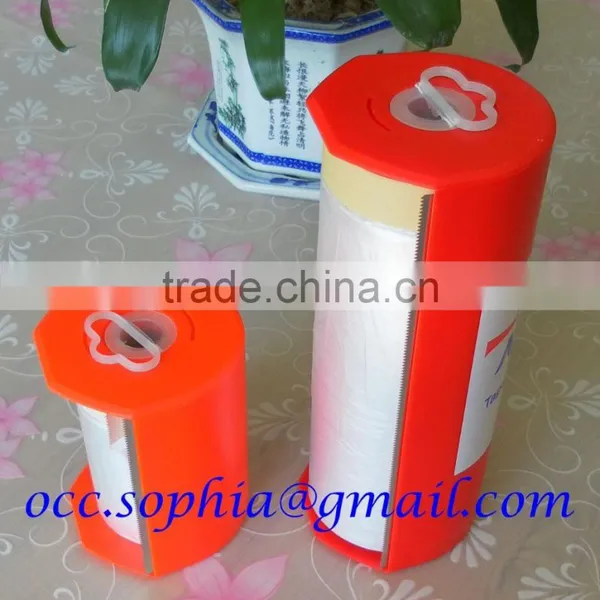 550mmX33M Pre-taped Drop Sheet With Dispenser photo-2