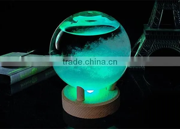 Wishing Ball Weather Forecast Bottle Best Gift Storm Glass Glass Barometer Weather Forecast Rain Bottle photo-4