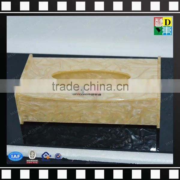 Custom Printing Acrylic Tissue Box Nice Quality PMMA Napkin Holder From Shenzhen Yidong photo-3