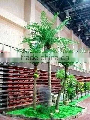 Home Garden Edging Decorative 5ft to 16ft Height Outdoor Artificial Green Plastic Palm Trees EDS06 0841 photo-4