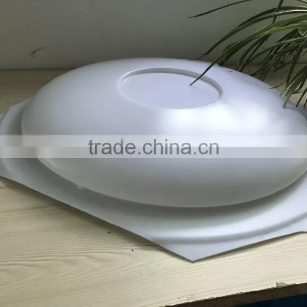 Custom PC Plastic Ceiling Lampshade of Vacuum Forming Process photo-2