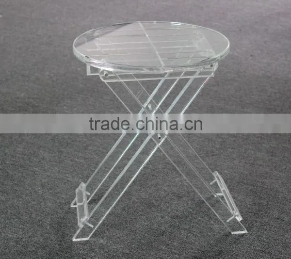 Wholesale Custom Handmade Clear Acrylic Folding Table photo-5