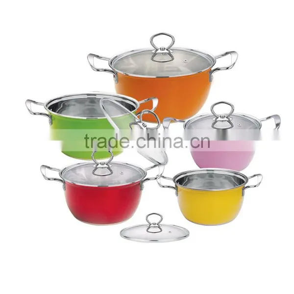 Promotion 6pcs 8pcs 10pcs Set Stainless Steel Cookware photo-4
