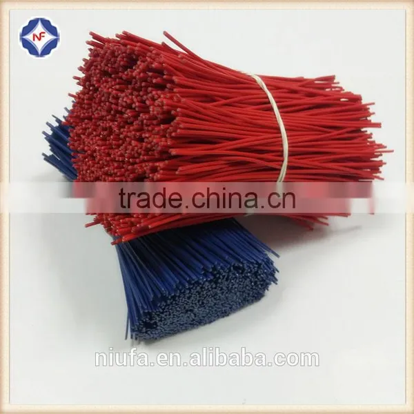 Round Plastic Coated Single Wire Mini Twist Tie for Mouse Cable Binding photo-2