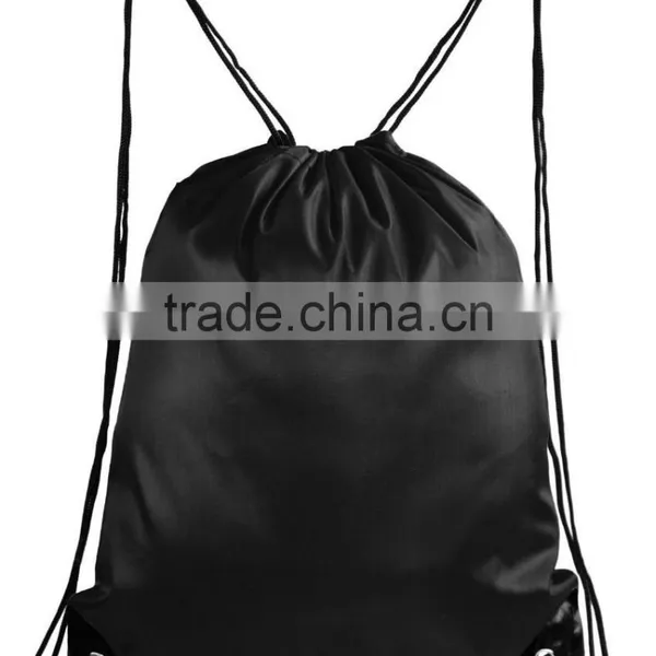 Basic Cinch Sack Drawstring Pack Tote Promotion Back Pack Party Bag photo-2