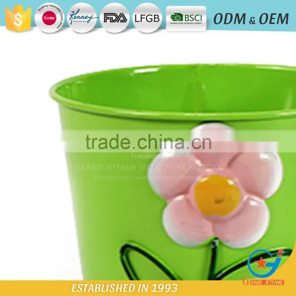Garden Galvanized or Iron Flower Tubs and Pots Decorative Potted Plants photo-5