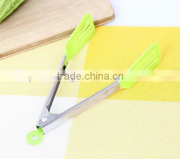 UJ16 9 Inch High Quality Stainless Steel Serving Tongs photo-5