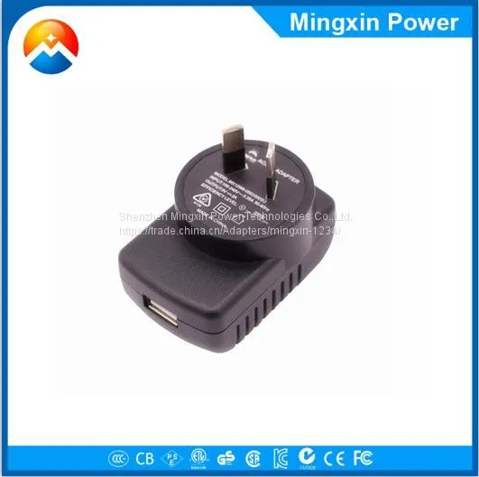 5V USB Power Adapter AU Plug 500ma ,2500mA With Australian Certificate SAA/C-Tick/RCM Approval For Tablets PC, Andriod D photo-3