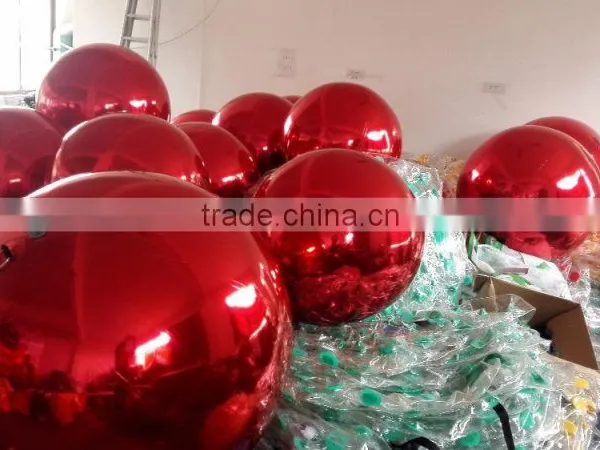 Hot Sale PVC Inflatable Crystal Ball Inflatable Silver Mirror Ball for Sale photo-4