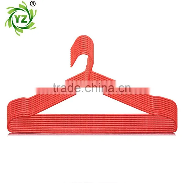 A560 2017 High Quality Clothes Hanger/metal Pvc Coated Laundry Hangerr/Metal PVC Hanger With Curved Shape photo-2