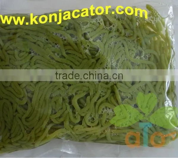 Wheat Free Instant Noodles, Gluten Free Konjac Shirataki Noodle for Spinach Flavor photo-4