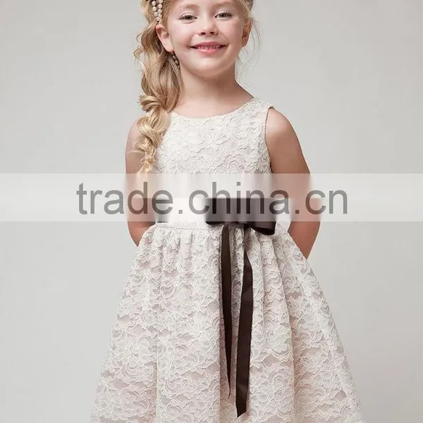 High Quality Infant Girl Dresses for Party Baby Girl Baptism Dress Lace Ribbon Belt Kids Elegance Princess Dress for Occasion photo-3