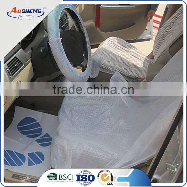 Wholesale Disposable Universal Car Steering Wheel Car Seat Covers photo-3