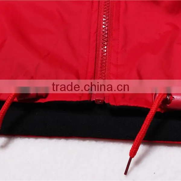 High Quality Style 100% Polyester Waterproof Reversible Softshell Jacket photo-5