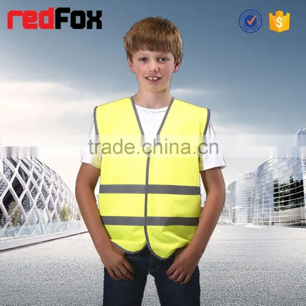 Kid Polyester Reflective Safety Vest With Custom Logo photo-3