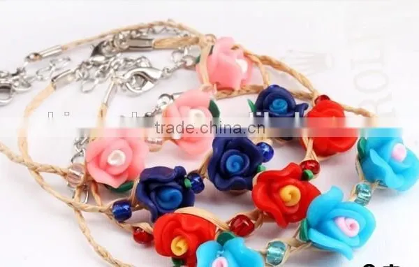 Fashion Lace Wristband for Bridesmaid New Design Wide Lace Bracelet Wedding Jewelry Bangle Fabric Braided Bracelet Bangle photo-6