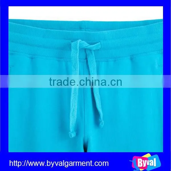Factory Direct Sell Womens Pure Color French Terry Cotton Sport Jogger or Yoga Pants photo-3