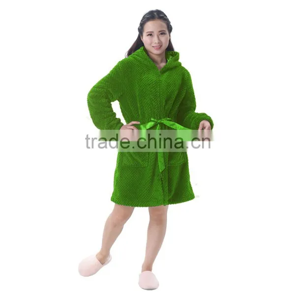 Women Zipper Academy Casual Bathrobe 100 Sale photo-2