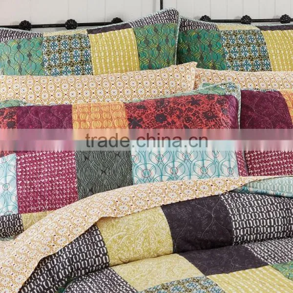 The Patchwork of Patterns is Printed Quilt Cover photo-6