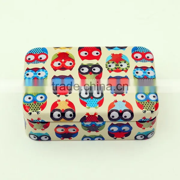 R1837H Manufacturer Square Tin Box Metal Storage Box Wholesale Gum Tin Box photo-3