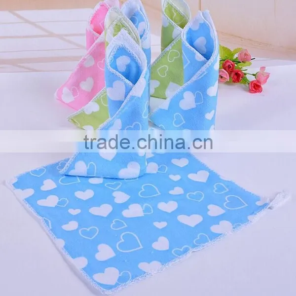 10x10" Beautiful Cotton Hand Towel Wholesale Washing Cloth photo-3