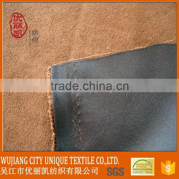 150g 105d*200d100%polyester Bronzing Suede Fabric photo-5