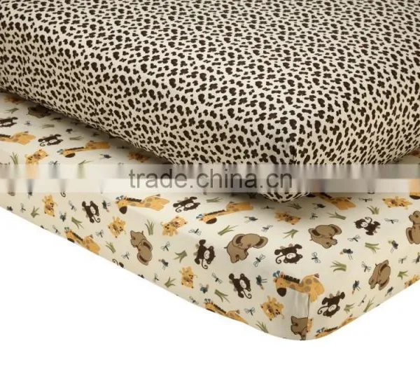 100% Cotton Printed Bedding/fitted Crib Sheet/bed Sheet photo-2