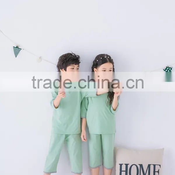 Wholesale Childrens Pajamas Summer Kinds Sleepwear Latest 100%cotton Kids Pajamas photo-6