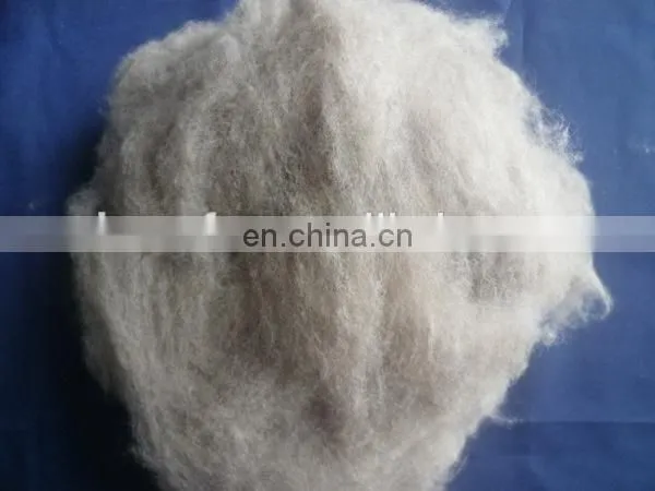 Carded and Dehaired Raccoon Hair Natural Brown for Spinning Yarn photo-2