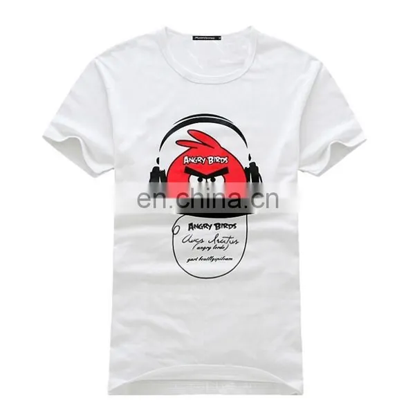 2014 Cotton Printed Compressed Plain T-shirts for Gift photo-5