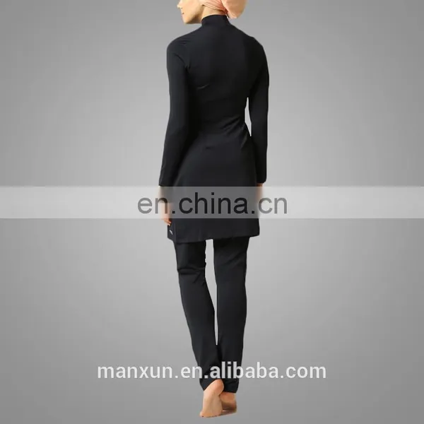 Muslim Women Beading Swimming Suit Traditional Two Pieces Swimwear Soft for Wearing photo-5