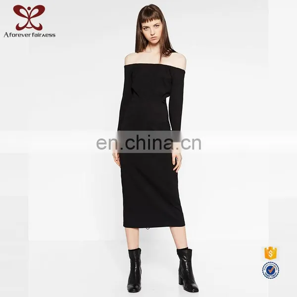 New Design Women Back Zipper Dress Long Bodycon Dress 2016 Women