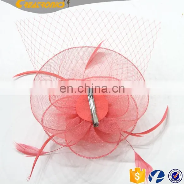 New Coming Fashion Feather Headwear Hat Lady Wedding Accessories Handmade Tea Party Hair Fascinators photo-3