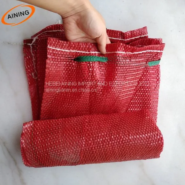 Packing PP Vegetable Net Bag / Potato Garlic Fruit Orange Firewood Mesh Bag / Onions Bags photo-3