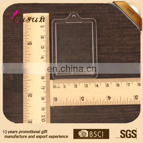High Quality Blank Acrylic Plastic Keychain photo-4