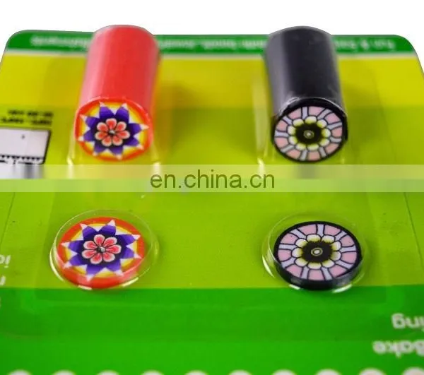 Plum Unbaked Polymer Clay Cane Art Clay Polymer Clay Flower photo-3