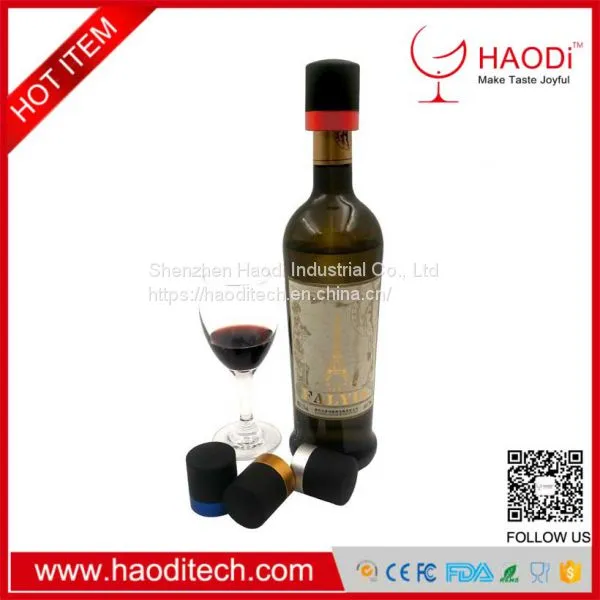 HD-JS0009 Champagne Airtight Silicone Seal-Leak Proof Decorative Gifts Stoppers