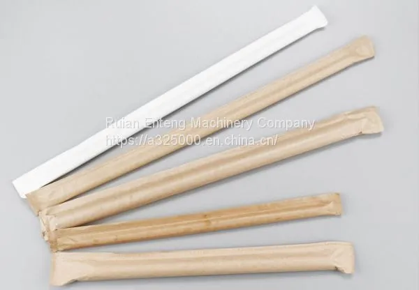 Straw Single Packing Machine With 2 Colors Printer photo-3