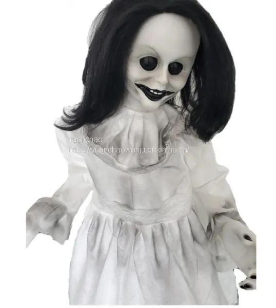 Halloween Day Ghost Festival Horror Scene Layout Zombie Simulation Model Movable Glowing Event Prop Ghost Girl