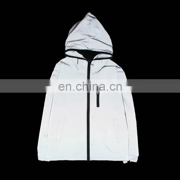 HuaLi Hivisibility Silver Gray Reflective Polyester Fabric photo-4