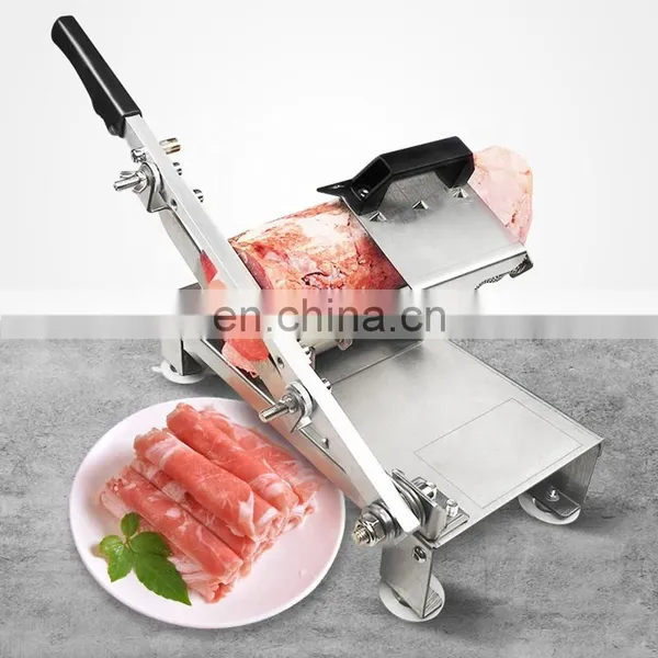 Home Use Manual Stainless Steel Beef Slices Machine/Home Carrot Slices Maker / Manual Streaky Pork Cutter Machine photo-3