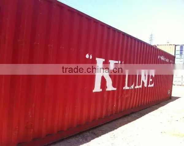 Inexpensive 40'GP Second-hand Cargo Worthy Shipping Container for Sale photo-4