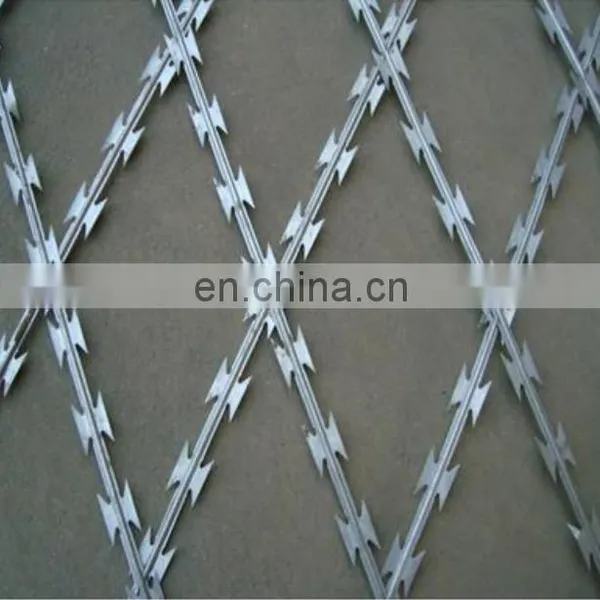 Razor Barb Wire Price Per Roll Galvanized Import Barbed Wire 500 M Low Price photo-2