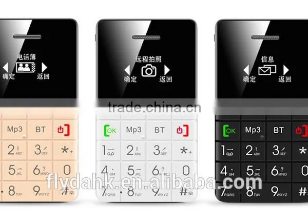 New QMART Q5 Card Phone 0.96 Inch OLED Screen Elder Senior People GSM Mobile Phone photo-4
