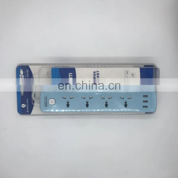 Multi-function 3 Way With USB Electric Extension Cord Socket 4 Way With USB Power Strip photo-5