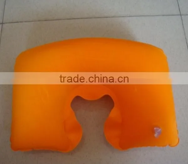 Wholesale Portable Sleep Nap Inflatable Travel Pillow Car Neck Rest U-Shaped Air Cushion