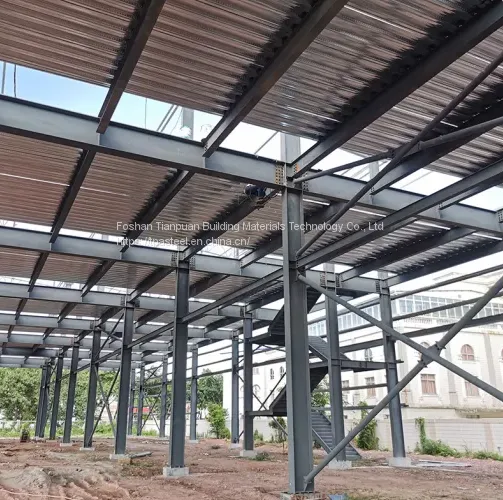 800 TONS TWO-STORY STEEL STRUCTURE BUILDING LOCAL photo-2