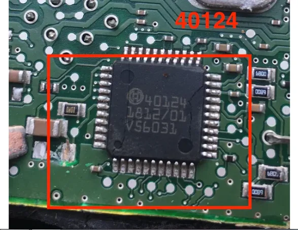 40124 Automotive ECU Computer Board ABS IC Chip