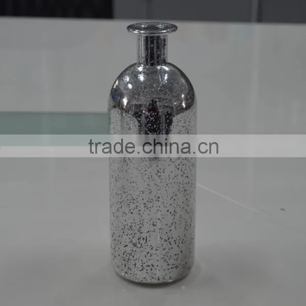 Small Size Silver Illuminated Flower Vase Silver Vases photo-6